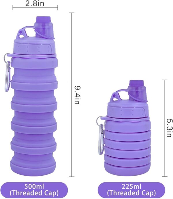 Collapsible Water Bottles Travel water bottle Sports Portable Sport Water Bottle - Image 2