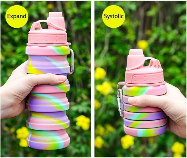 Collapsible Water Bottles Travel water bottle Sports Portable Sport Water Bottle - Image 4