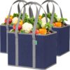 Reusable Grocery Bags (3 Pack) – Heavy Duty Reusable Shopping Bags